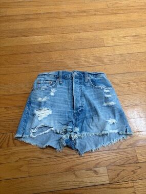 Abercrombie & Fitch Denim Cutoff Shorts Medium Wash Size 25/2